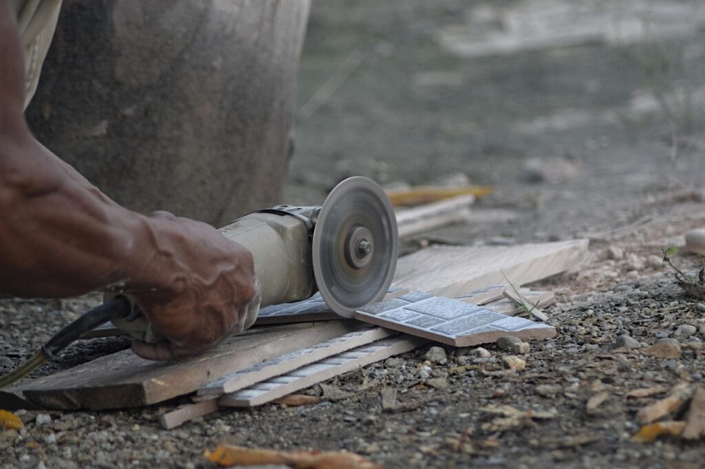 industrial, machine, cut, technology, engineering, work, equipment, machinery, machining, tiles